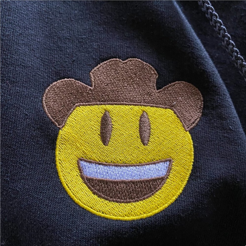 NEW Unisex Champion Cowboy Emoji Hoodie - Antonio Garza Merch